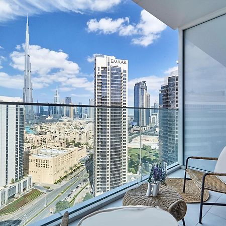 Luxury Studios With Burj Khalifa Or Canal View In Downtown - Marquise Square Tower Dubai Eksteriør bilde