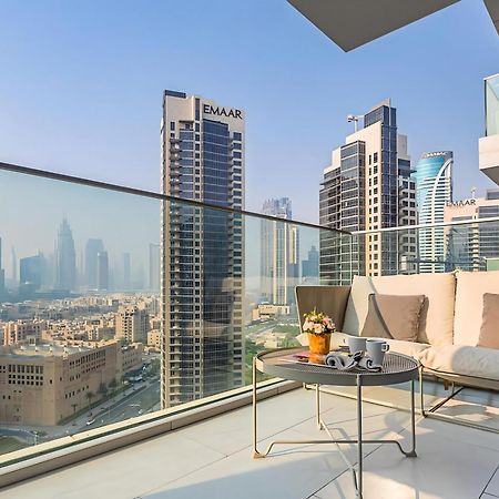 Luxury Studios With Burj Khalifa Or Canal View In Downtown - Marquise Square Tower Dubai Eksteriør bilde