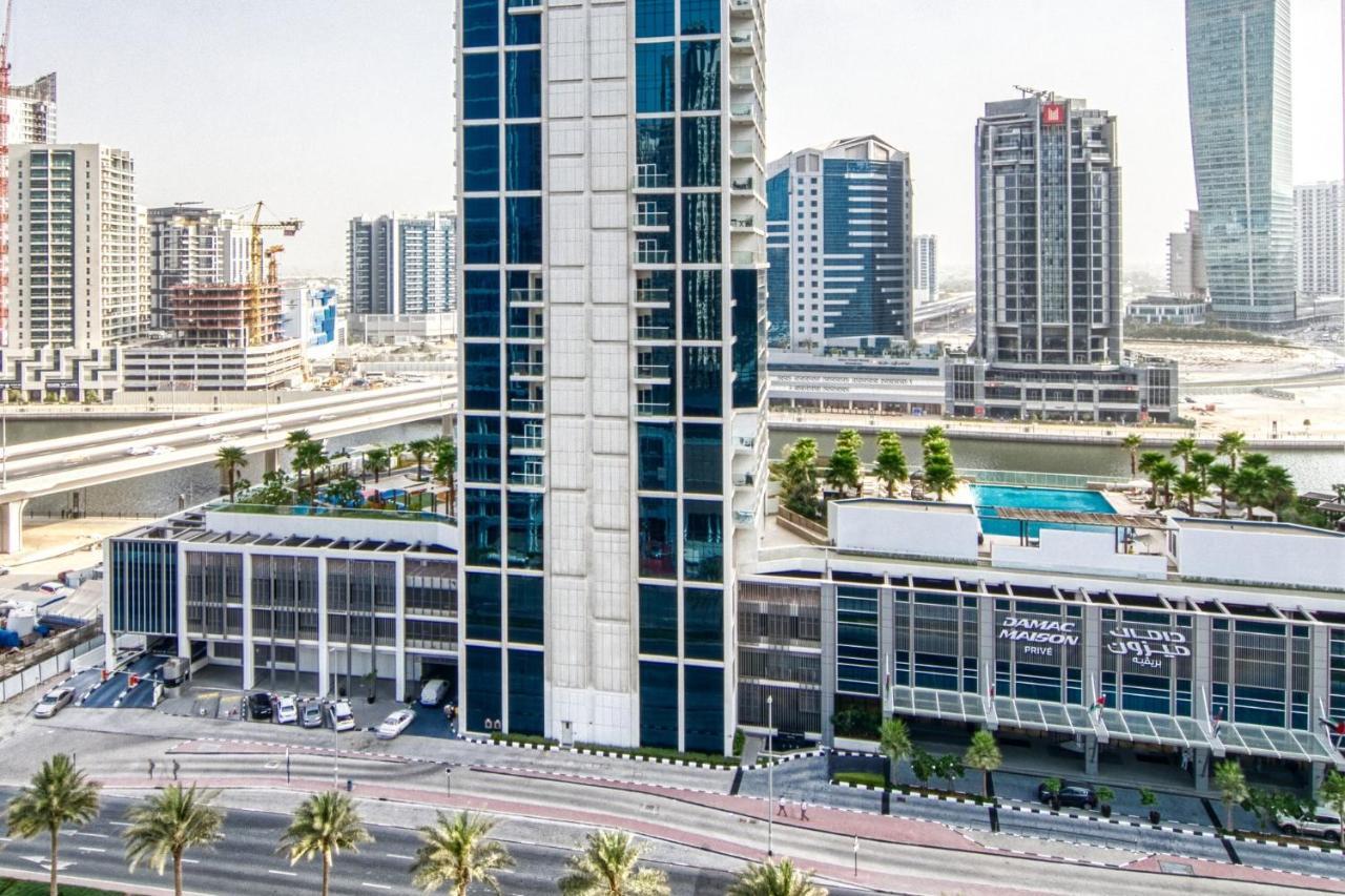 Luxury Studios With Burj Khalifa Or Canal View In Downtown - Marquise Square Tower Dubai Eksteriør bilde