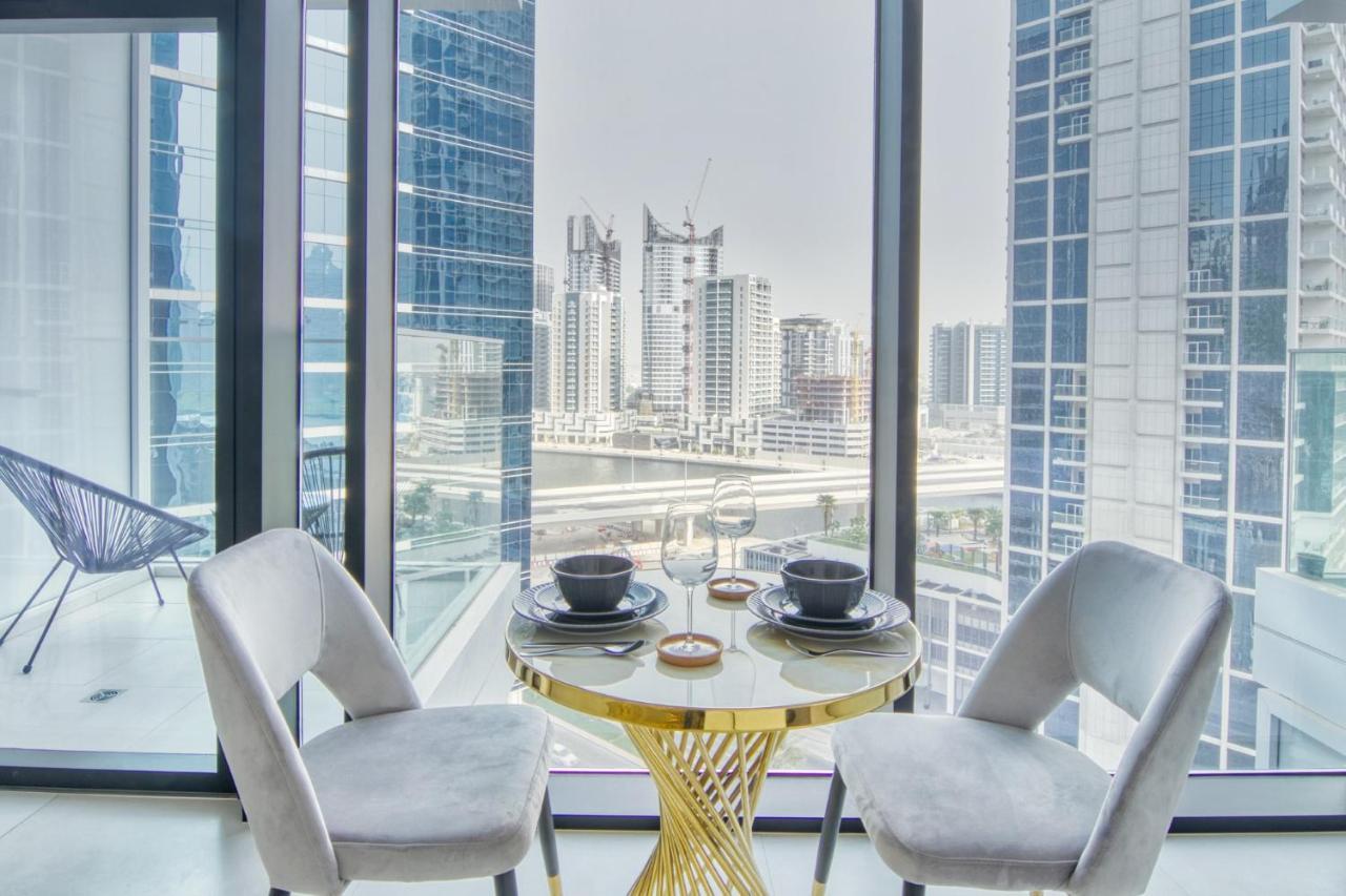 Luxury Studios With Burj Khalifa Or Canal View In Downtown - Marquise Square Tower Dubai Eksteriør bilde