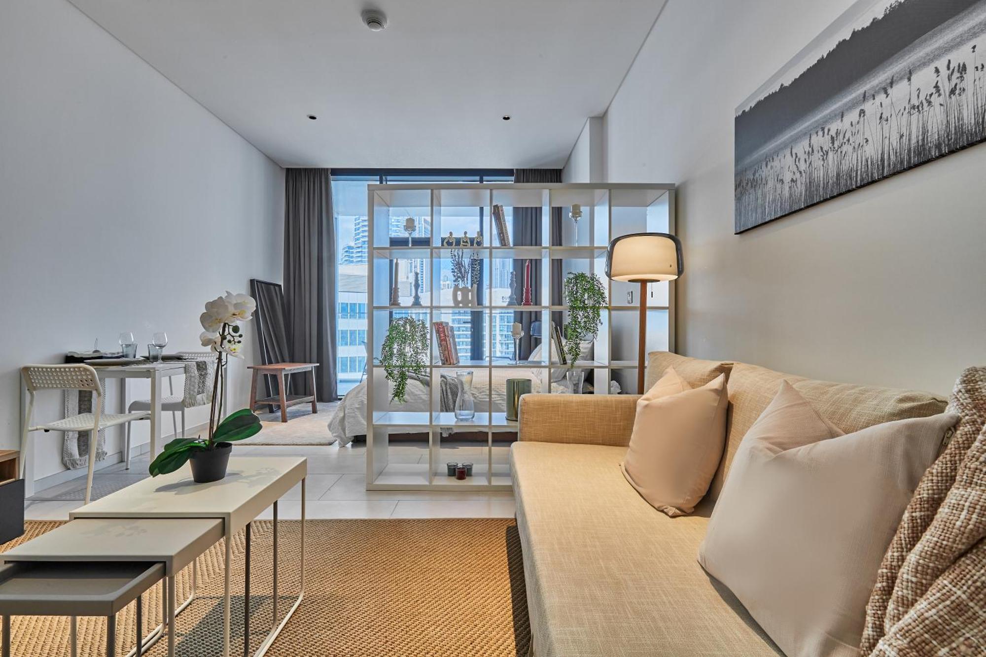 Luxury Studios With Burj Khalifa Or Canal View In Downtown - Marquise Square Tower Dubai Eksteriør bilde