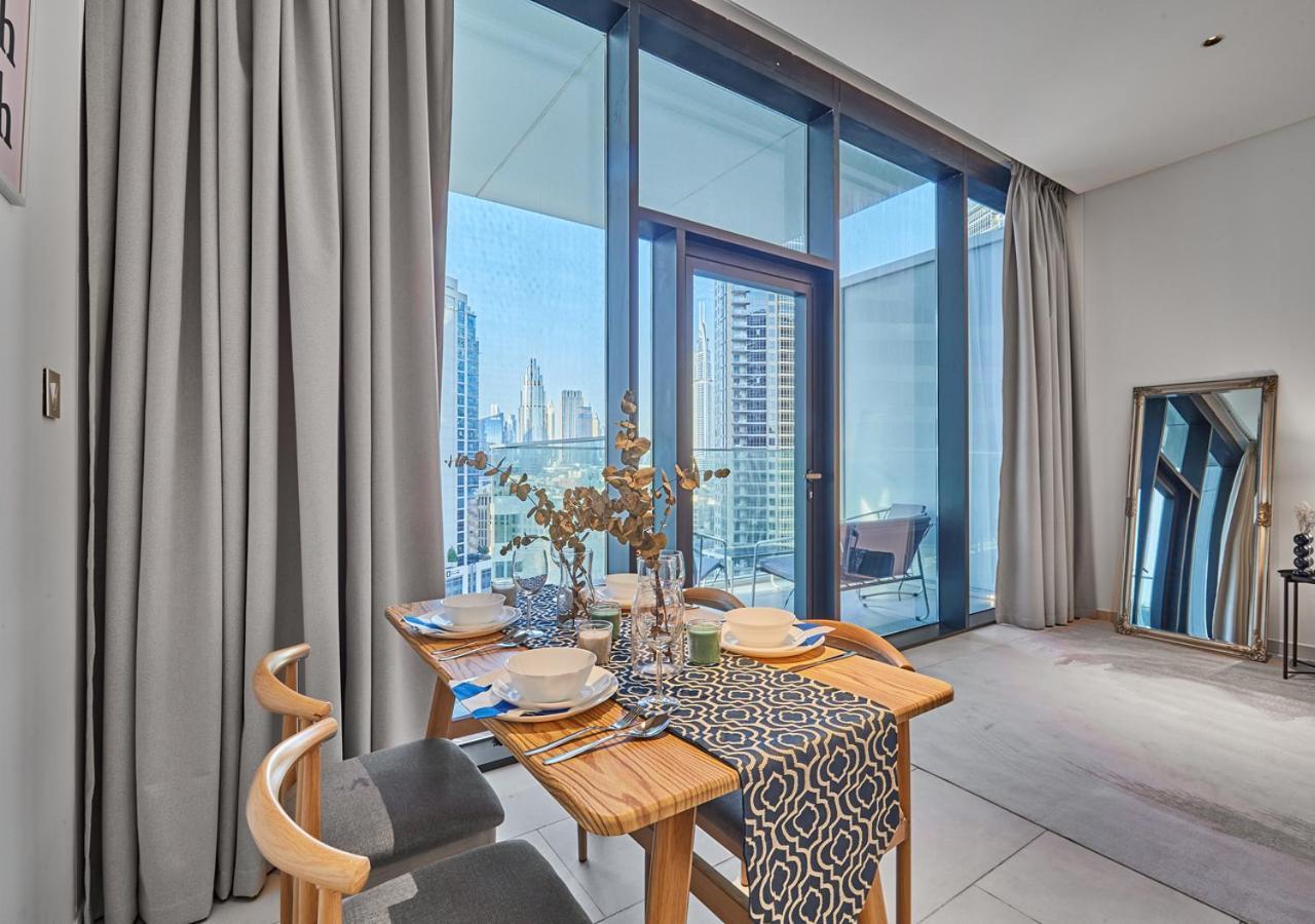 Luxury Studios With Burj Khalifa Or Canal View In Downtown - Marquise Square Tower Dubai Eksteriør bilde