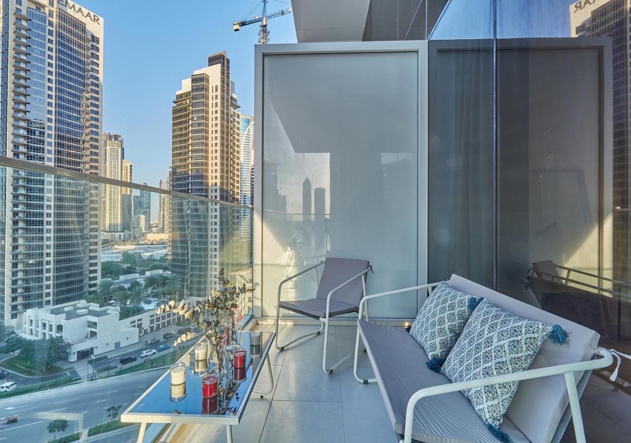Luxury Studios With Burj Khalifa Or Canal View In Downtown - Marquise Square Tower Dubai Eksteriør bilde