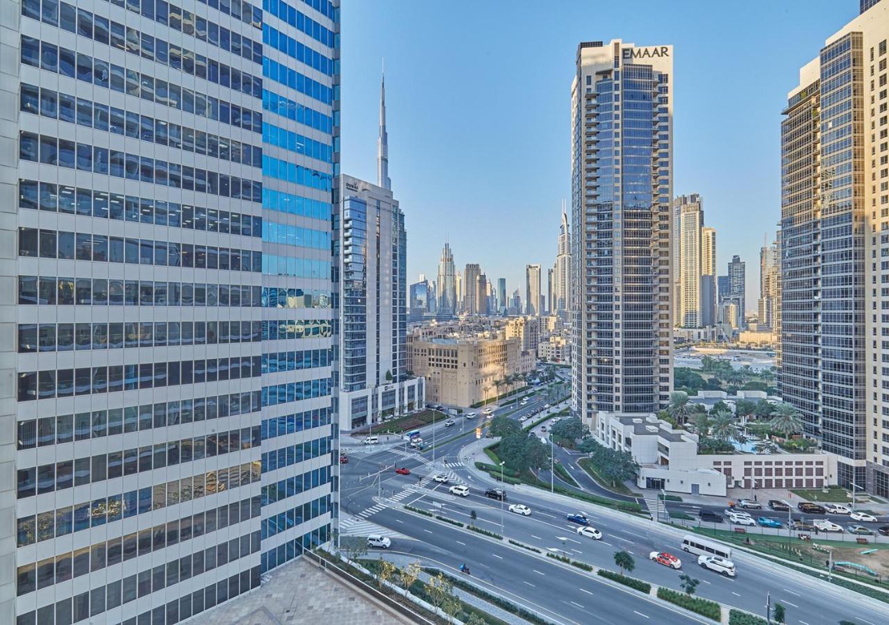 Luxury Studios With Burj Khalifa Or Canal View In Downtown - Marquise Square Tower Dubai Eksteriør bilde