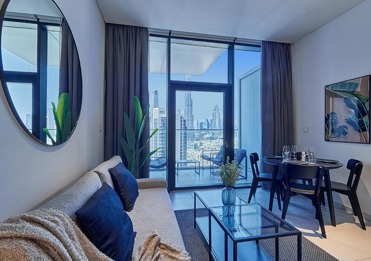 Luxury Studios With Burj Khalifa Or Canal View In Downtown - Marquise Square Tower Dubai Eksteriør bilde