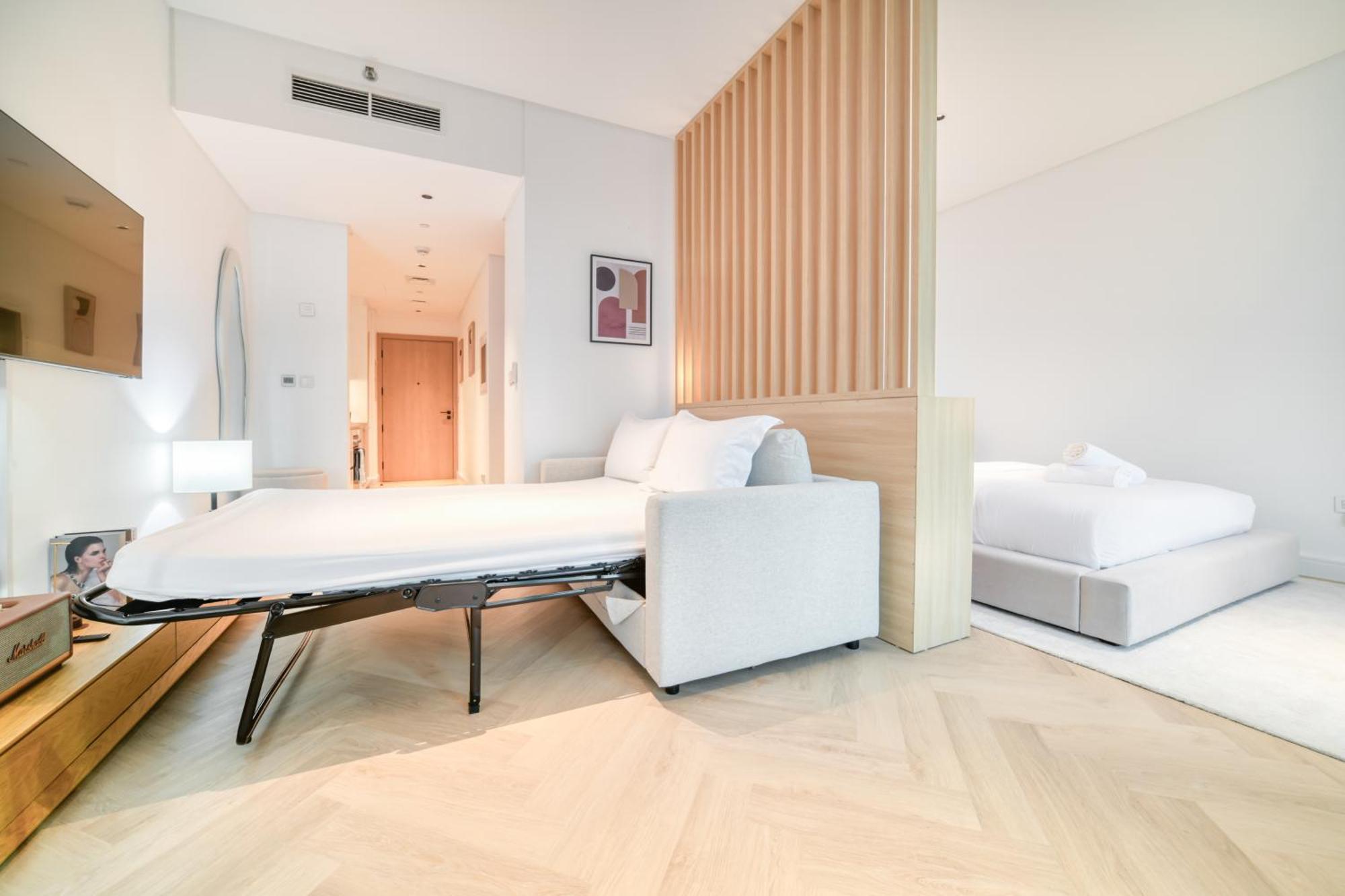 Luxury Studios With Burj Khalifa Or Canal View In Downtown - Marquise Square Tower Dubai Eksteriør bilde