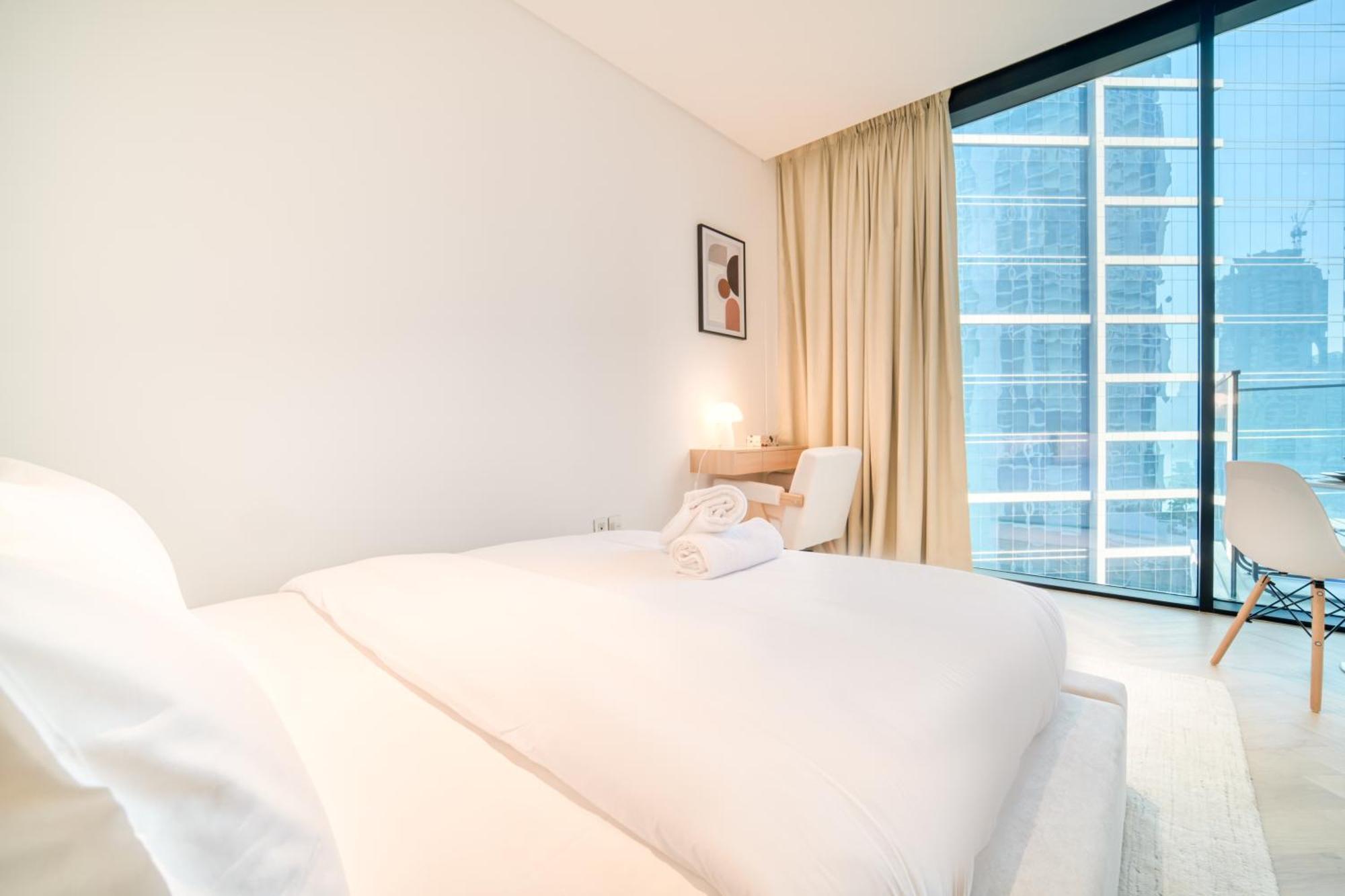 Luxury Studios With Burj Khalifa Or Canal View In Downtown - Marquise Square Tower Dubai Eksteriør bilde